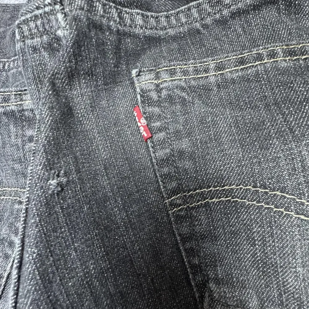 Levi's 514 Jeans Mens 31x31 Charcoal Gray Straight Leg Denim Casual Pants